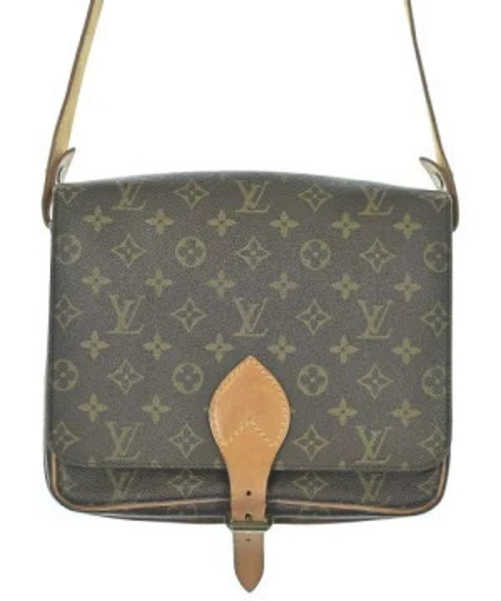 Louis Vuitton Cartouchiere crossbody bag monogram canvas leather Brown